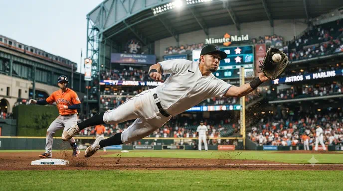 Miami convierte una amenaza de Houston en tres outs inmediatos